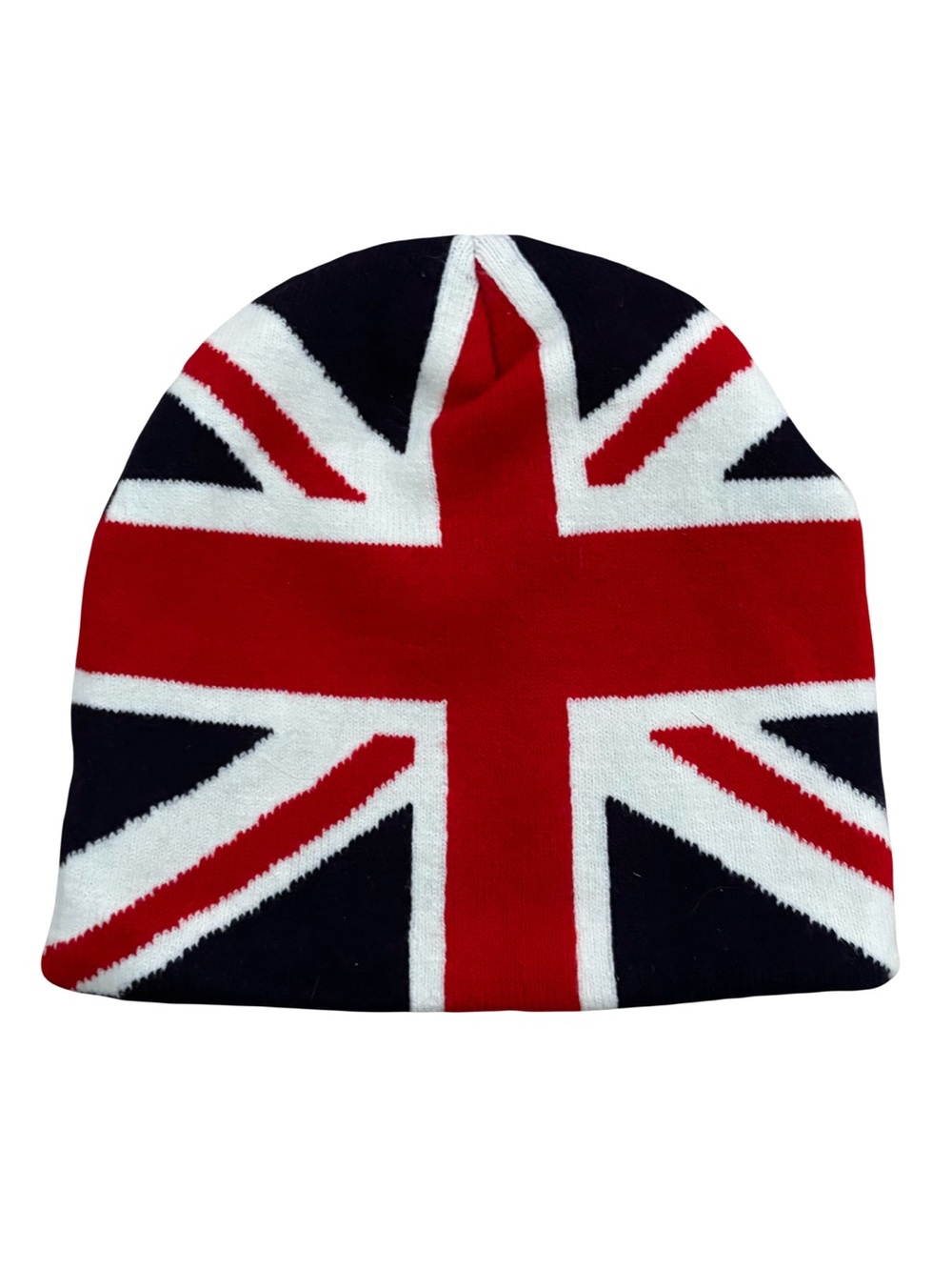 Union Jack Knit Beanie - Red, White & Navy